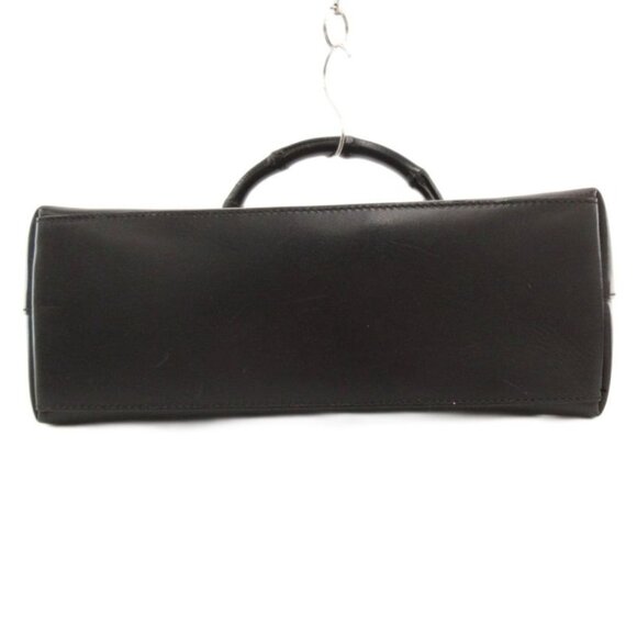 Gucci Handbag Leather Bamboo Black - Picture 4 of 8